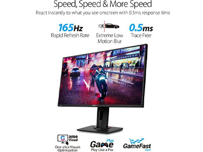 ASUS VG278QR 27” Gaming Monitor 165Hz Full HD